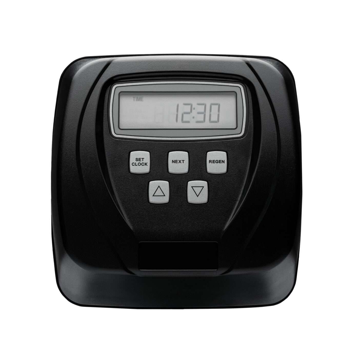 CLACK WS 1 CI Steuerventil mit digitalem Display, 5-Tasten Bedienung und robustem Gehäuse aus glasfaserverstärktem Kunststoff für professionelle Wasseraufbereitung