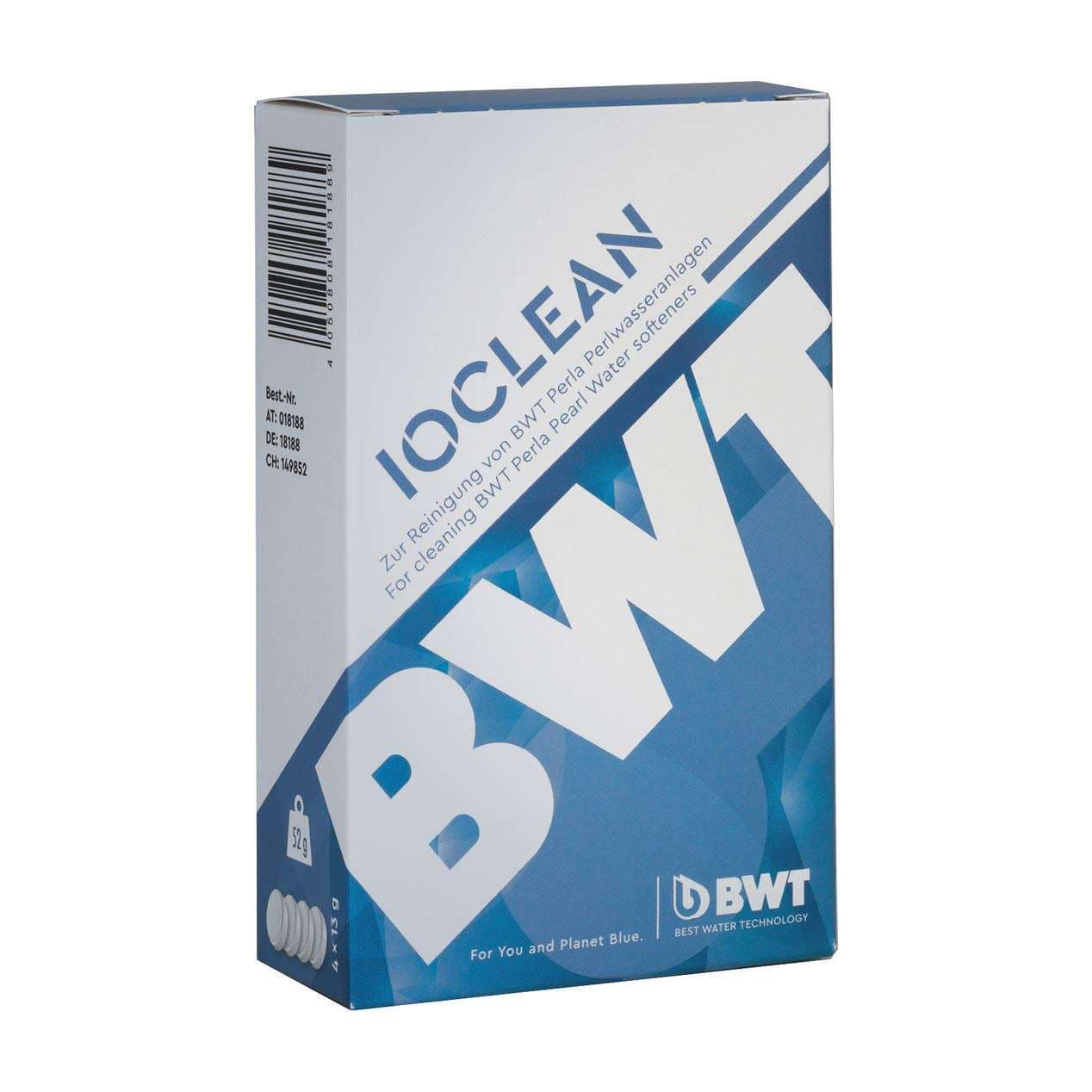 BWT Ioclean Reinigungstabletten, Faltschachtel mit 1 x 4 Tabletten