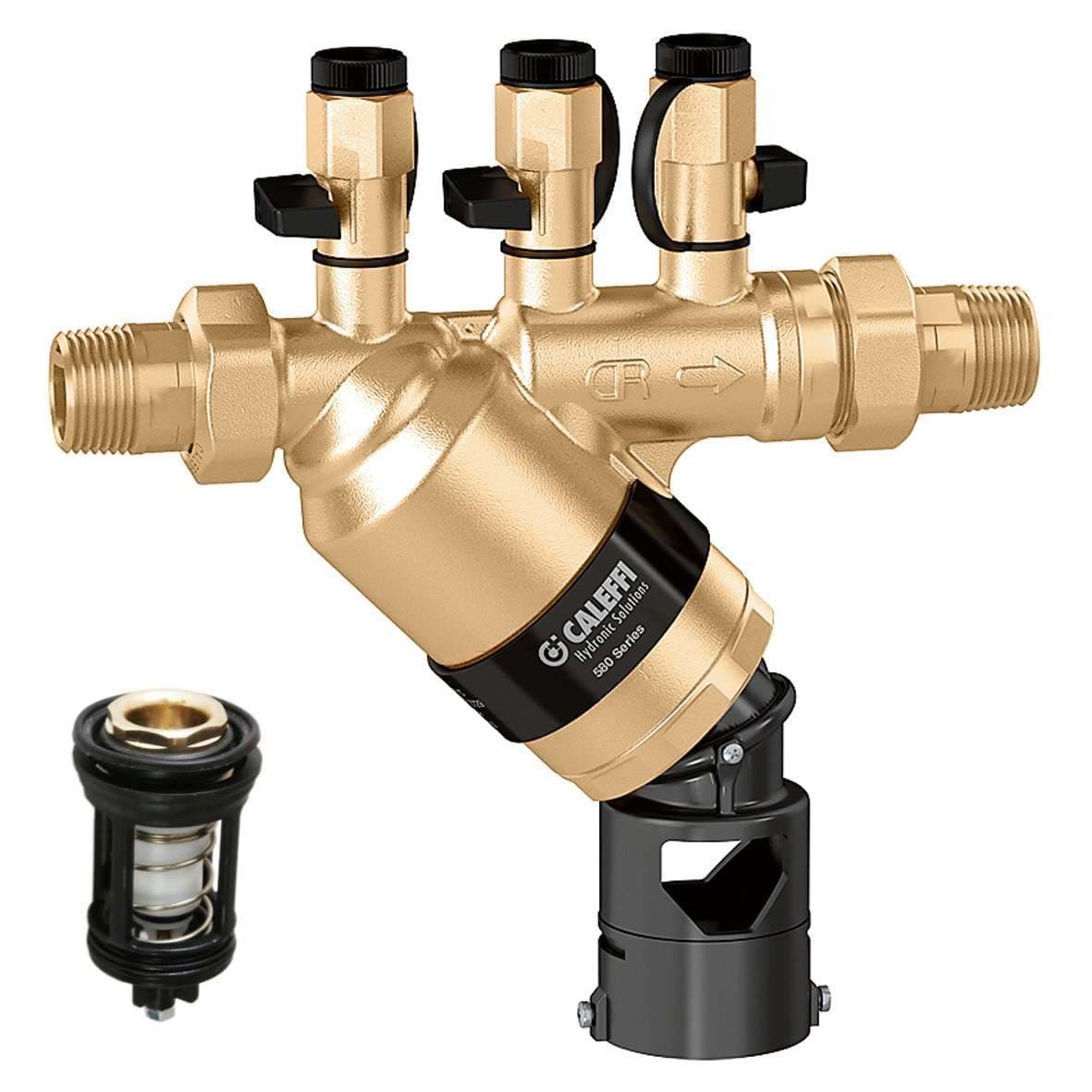 Caleffi Systemtrenner BA Serie 580 mit Kartusche für sicheren Trinkwasserschutz und Rückflussverhinderung