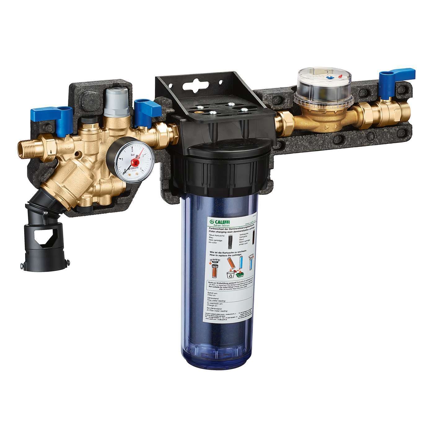 Automatische Caleffi Füll- und Demineralisierungsarmatur | FüllKombi BA Plus – Serie 580